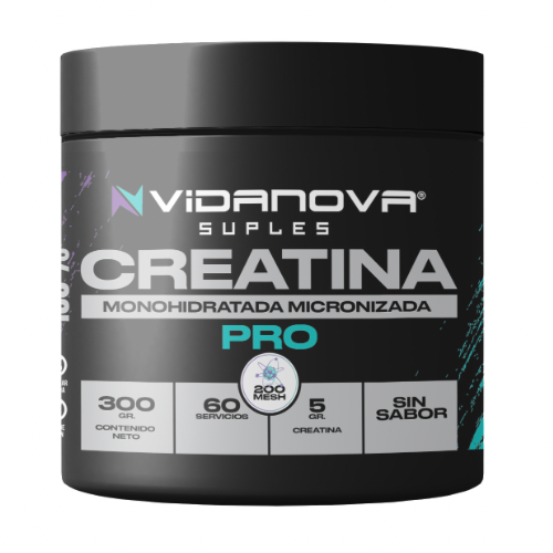 Creatina Pro Vitanova 300mg 60 Servicios