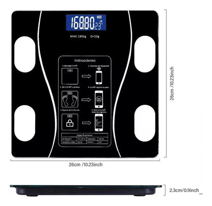 Bascula Smart Pro: Control Corporal Avanzado y Sincronización Móvil